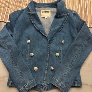 L'Agence Wayne Crop Double Breasted Jacket-Provo